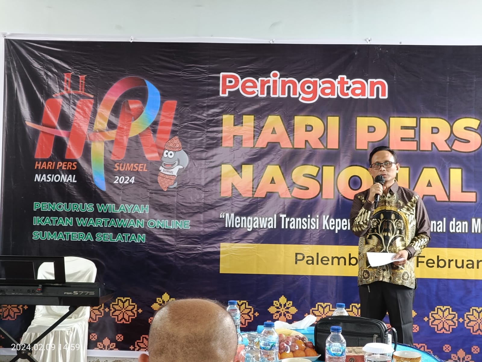 IWO Sumsel gelar perayaan HPN Ke-78 Tahun di Sekretariat PW IWO Sumsel, Bukit, Ilir Barat I, Palembang, Jum’at (09/02).
(Foto: IWO Sumsel)
