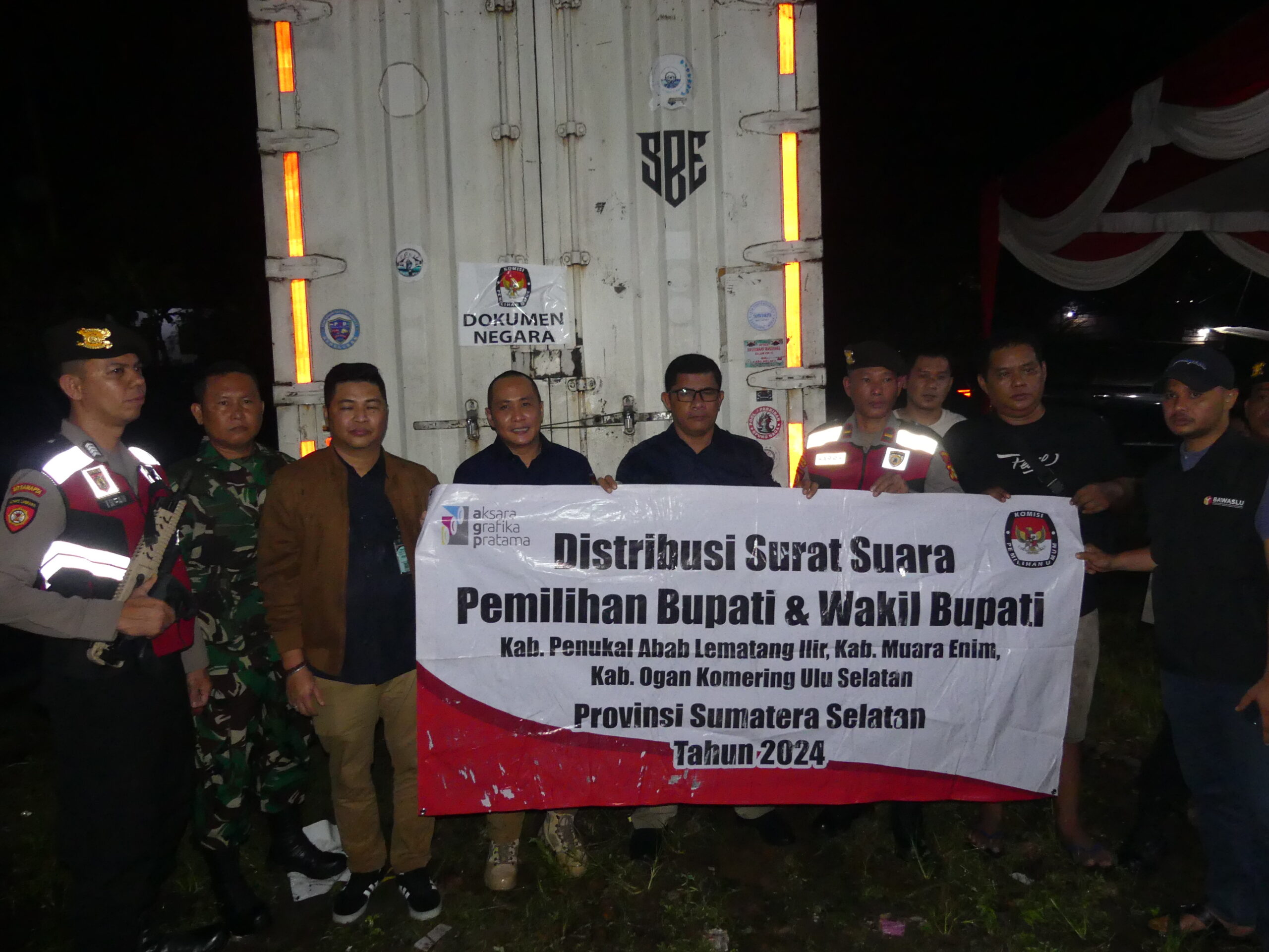 KPU menerima surat suara pemilihan bupati dan wakil bupati PALI
(Dok/KPU PALI)
