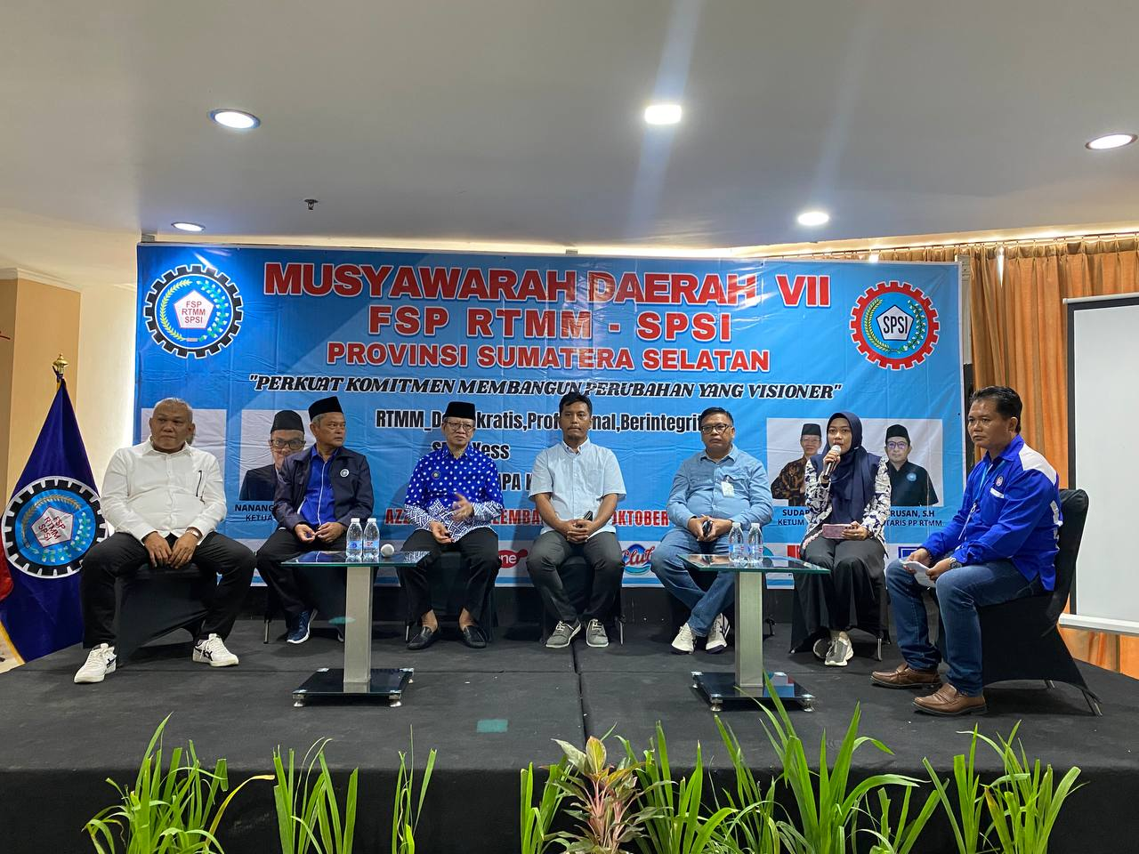 BPJS Palembang hadirkan narasumber di FGD Musda ke-7 FSP RTMM SPSI Sumsel di Hotel Azza, Palembang, Sabtu (11/10/25).
(Foto: Humas BPJS Palembang