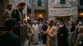 Ilsutrasi foto AI tentang sabda Nabi Muhammad SAW bahwa 