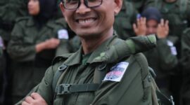Efran saat mengikuti program 'Wartawan Masuk Barak Militer' Pertamina LCLP 2025, 10 - 23 Juni 2025 di Batalyon Zeni Tempur  II/Samara Grawira Prabumulih.
(Dok/tintamerah)