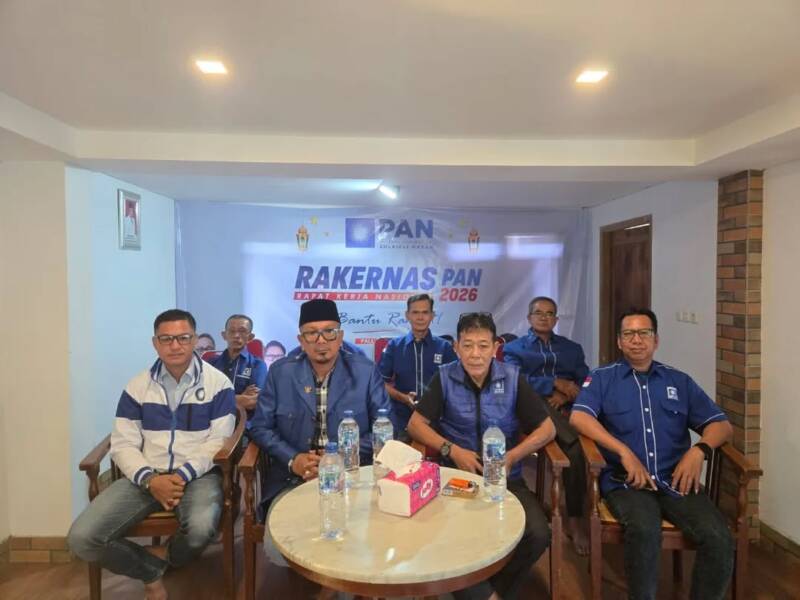 Ketua DPD PAN PALI, H. Ubaidillah, SH, tegaskan kesiapan kawal aspirasi rakyat dalam Rakernas II PAN yang digelar via Zoom Meeting hari ini. (Foto: Dok/PAN PALI)