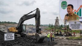 Ilustrasi foto AI Produksi Batubara Macet, PALI Bidik Lonjakan DBH Lewat 
