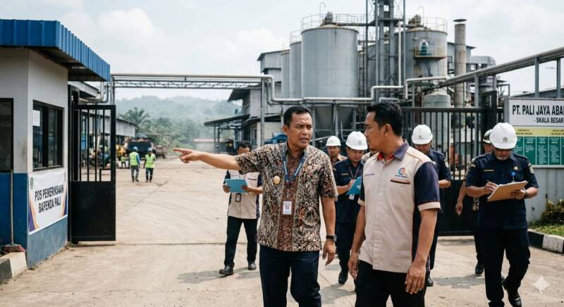 Ilustrasi foto AI PALI Tutup Pintu 'Main Mata', Bapenda Incar Retribusi PBG Sektor Industri Skala Besar. (Dok/tintamerah)