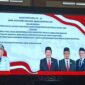 Layar LED Rapat Paripurna Ke-15 Tentang Pembahasan Empat Rancangan Peraturan Daerah Tahun 2025 di Gedung Rapat Paripurna DPRD PALI, Senin (9/3/2026).
(Dok/tintamerah)
