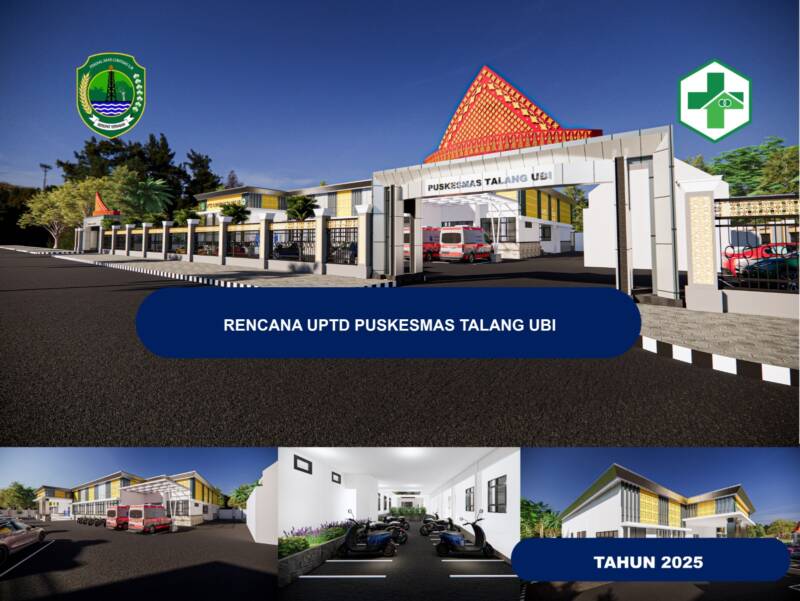 Desain 3D Gedung Puskesmas Talang Ubi. (Dok/Dinas PUTR PALI)