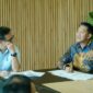 Bupati PALI, Asgianto, saat berdialog dengan Menteri Kesehatan RI, Budi Gunadi Sadikin. (Dok/tangkapan layar citrasumsel.com)