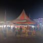 Lampu pasar malam PT Barata Jaya gemerlap, tapi setoran pajak diduga gelap. Pengelola mengaku setor Rp40 Juta tunai lewat 