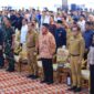 Gubernur Sumsel Herman Deru (kiri) bersama Wamen Kemendagri Bima Arya (kanan) saat pembukaan Musrenbang RKPD Provinsi Sumsel di Griya Agung, Palembang, Selasa (14/4/2026). Dalam forum tersebut, Pemprov Sumsel menegaskan komitmen untuk menyelaraskan perencanaan pembangunan daerah dengan kebijakan nasional guna memastikan program kerja yang terukur dan berdampak nyata bagi masyarakat. (Foto: Dok/Pemprov Sumsel)  