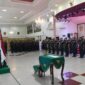 Regenerasi kepemimpinan di tubuh TNI AD. Danrem 044/Gapo Brigjen TNI Khabib Mahfud mengikuti prosesi Tradisi dan Serah Terima Jabatan pejabat Kodam II/Sriwijaya di Gedung Sudirman, Palembang, Jumat (17/4/2026). Semangat baru untuk pengabdian yang lebih baik (Foto: Dok/Penrem Gapo)