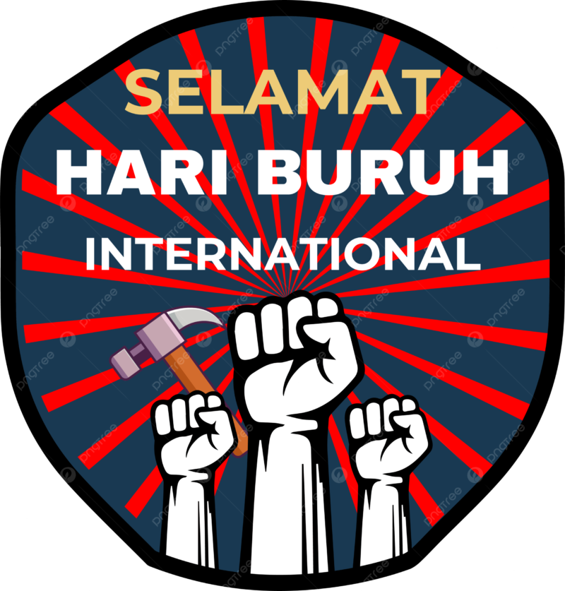 Ilustrasi peringatan Hari Buruh Internasional 1 Mei 2026 yang dimaknai sebagai kode 