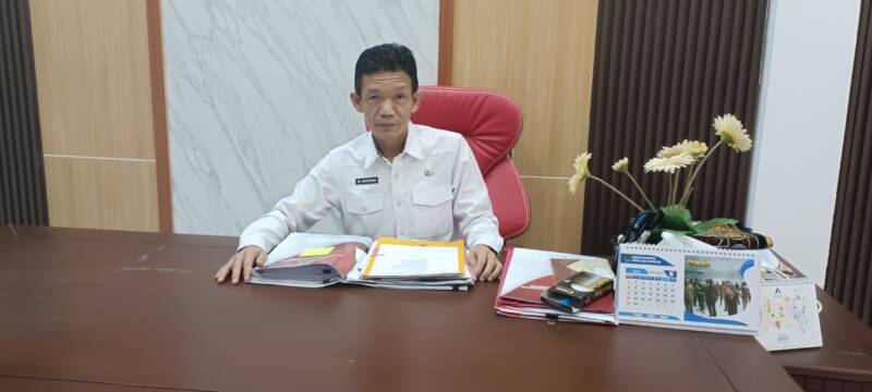 Kepala Inspektorat Daerah Kabupaten PALI, Muhammad Anthoni. Inspektorat resmi merilis hasil audit khusus terkait skandal proyek Jalan Simpang Tais dan membenarkan adanya indikasi abuse of power serta merekomendasikan sanksi disiplin berat bagi oknum ASN yang terlibat kepada Bupati PALI. (Foto: Dok/Efran)