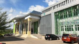 Tampak gedung RSUD Talang Ubi, Kabupaten Penukal Abab Lematang Ilir (PALI). Pasca-pelaksanaan Aanwijzing, lokasi ini segera dieksekusi menjadi rumah sakit modern 4 lantai dengan investasi pusat senilai Rp 121 Miliar yang ditargetkan rampung dalam 7 bulan. (Foto: Dok/Alber Irawan)
