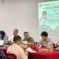 Perwakilan Kemenkes RI Subhan, Direktur RSUD Talang Ubi dr. Ronald Aprinaldi, beserta jajaran OPD Pemkab PALI serius mengikuti rapat aanwijzing pembangunan Gedung PHTC di Aula RSUD Talang Ubi, Kamis (7/5/2026). Selain gedung baru, pusat siap mengucurkan bantuan alkes modern senilai Rp20 miliar. (Foto: Dok/Alber Irawan)