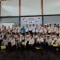 Lurah Talang Ubi Timur Aan Supriadi, SE., M.M. (tengah), Narasumber Kanwil Kemenkumham Sumsel Asnedi, S.H., M.H., bersama seluruh Ketua RT/RW, anggota PKK, dan kader Posyandu foto bersama usai penutupan Pelatihan Posbankum di Gedung Serba Guna Kecamatan Talang Ubi, PALI. (Foto: Dok/Kelurahan)