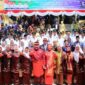 Gubernur Sumsel Dr. H. Herman Deru bersama Bupati Lahat Bursah Zarnubi, jajaran forkopimda, dan tokoh masyarakat berfoto bersama usai Rapat Paripurna DPRD dalam rangka HUT ke-157 Kabupaten Lahat, Rabu (20/5/2026). Momentum hari jadi ini menjadi pijakan strategis Pemkab Lahat untuk memperkuat sinergi pembangunan berbasis desa, peningkatan mutu SDM, serta kesiapan daerah menghadapi disrupsi digital global menuju Indonesia Emas 2045. (Foto: Dok/Pemprov Sumsel)