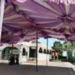 Tenda peneduh telah terpasang rapi di halaman Masjid Al-Ihsan, Kelurahan Talang Ubi Timur, Selasa (26/5/2026). Fasilitas ini disiapkan panitia bersama masyarakat guna menyambut kehadiran Bupati PALI, Asgianto, yang dijadwalkan memimpin dan melaksanakan Sholat Idul Adha 1447 H bersama warga setempat.  (Foto: Dok/Kelurahan Talang Ubi Timur)