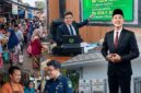 Melalui sentuhan tangan Kaban Bapenda PALI Aryansyah, sektor pajak daerah di Kabupaten Penukal Abab Lematang Ilir (PALI), Sumatera Selatan melejit melebihi target bulanan pada tahun 2026. Laporan tintamerah.co mencatat lonjakan tajam pada Pajak Restoran sebesar 83,14% dan BPHTB mencapai 378,43% per Mei 2026. Ilustrasi AI ini menggambarkan bagaimana efektivitas ruang kontrol digital dan pendekatan digitalisasi UMKM di Pasar PALI menjadi kunci keberhasilan Kaban Bapenda Aryansyah (tengah) dalam menerjemahkan Visi Hebat Bupati Asgianto (kanan) di era baru kepemimpinan. (Foto ilustrasi AI: Dok/tintamerah.co)