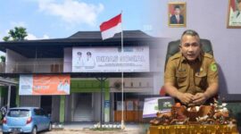 Kepala Dinas Sosial Kabupaten PALI, Edy Irwan, SE, M.Si (kanan), saat memaparkan program kerja tahun 2026 yang berfokus pada penguatan data tunggal sosial ekonomi nasional untuk memastikan akurasi penyaluran bantuan sosial di ruang kerjanya, Rabu (17/6/2026). (Foto: Dok/ Muhammad Randi)
