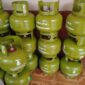 Deretan tabung Elpiji 3 Kg bertuliskan 