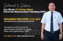 Anggota DPRD Kabupaten PALI, Muhammad Budi Hoiru, S.H.I., M.H., sukses menuntaskan studi S2 Fakultas Hukum Universitas Muhammadiyah Palembang (UMP) di tengah kesibukannya sebagai wakil rakyat (1/6/2026). Mengusung motto 