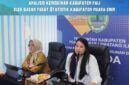 Kepala Bappeda PALI Hj. Rina Anggraini, ST., MT (kiri) saat memimpin jalannya Rapat Paparan Akhir Analisis Kemiskinan Kabupaten PALI. Di tahun anggaran 2026, Bappeda PALI secara tegas mengalokasikan porsi perencanaan terbesar hingga 34,9 persen APBD guna mempercepat penurunan angka kemiskinan dan stunting di bumi Serepat Serasan. (Foto: Dok/Bappeda PALI)
