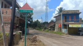 JERITAN DARI SIMPANG RAJA: Suasana kawasan Jalan Simpang Raja, Kelurahan Handayani Mulya, PALI, Sabtu (6/6/2026). Di wilayah ini, emak-emak mengeluhkan harga gas elpiji 3 kg yang meroket tajam hingga menembus Rp30.000 - Rp40.000 per tabung disertai kelangkaan pasokan dalam setahun terakhir. (Foto: tintamerah.co)