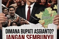 Pasca-penahanan Wabup Iwan Tuaji oleh Kejati Sumsel terkait kasus dugaan suap proyek, keberadaan Bupati PALI Asgianto kini dipertanyakan publik. Berbagai elemen masyarakat, termasuk aktivis PMII, mengkritik keras sikap diam sang Bupati yang terkesan "bersembunyi" di balik rilis Kabag Prokopim dan mendesak beliau segera memberikan pernyataan resmi secara langsung demi menjaga kepercayaan rakyat. (Foto ilustrasi AI: Dok/tintamerah)