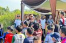 Wakil Ketua DPRD PALI, Firdaus Hasbullah, saat memberikan pengarahan dalam kegiatan seleksi daerah panahan di Komplek CitraLand Palembang, Minggu (21/6/2026), sekaligus memberikan respon atas dukungan terhadap senam LLI PALI. (Foto: Dok/Istimewah)
