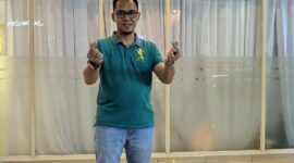 Kepala Desa Babat, Arie Meidiansyah F, S.Pd., M.Pd., saat menghadiri pembukaan program 'Kepala Desa Masuk Kampus' Angkatan I di Universitas Indonesia, Depok, Senin (29/6/2026). (Foto: Dok/Istimewah)
