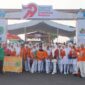 Semarak Hari Koperasi ke-79: Kadiskop UKM Kabupaten PALI secara resmi melepas peserta kegiatan Sunday Morning (Sunmor) di Lapangan eks Sanggar Pramuka Gelora November, Pertamina Pendopo, Minggu (19/7/2026), sebagai rangkaian awal perayaan Hari Koperasi Nasional ke-79. (Foto: Dok/tintamerah.co)