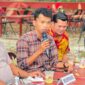 Koordinator Front Perlawanan Rakyat (FPR) PALI, Edo Syaputra, saat menyampaikan pernyataan sikap tegas dan mendesak aparat penegak hukum serta Satpol PP agar bernyali menindak tegas dugaan operasional PKS PT Aburahmi tanpa izin di Talang Ubi. (Foto: Dok/Istimewah)