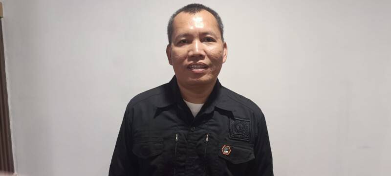 Sekretaris DPD PAN PALI, Sigit Kamseno, memberikan keterangan resmi mengenai persiapan rangkaian aksi bakti sosial dan perayaan HUT PAN ke-23 di Kabupaten PALI. (Foto: Dok/Istimewah)
