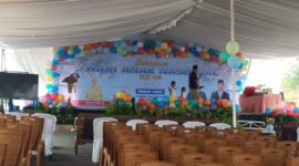 Puncak Peringatan Hari Anak Nasional ke-42 di Kabupaten PALI resmi digelar di Lapangan Parkir Sanggar Pramuka Gelora November, Pendopo, Sabtu (15/08/2026). DPPKBPPPA Kabupaten PALI menghadirkan perayaan komprehensif yang diisi dengan deklarasi anti-bullying, panggung seni anak-anak, hingga peresmian Mobil Perlindungan oleh Bupati PALI, Asgianto, ST. Langkah ini menjadi komitmen nyata Pemerintah Kabupaten PALI dalam menjamin hak-hak dan masa depan anak yang lebih baik, Sabtu (15/8/2026). (Foto: Dok/tintamerah.co)