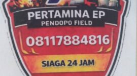 HOTLINE EMERGENCY CALL 24 JAM: 08117884816 (Damkar PT Pertamina EP Pendopo Field Siaga 24 Jam Membantu Penanganan Karhutla dan Kebakaran Permukiman di PALI) (Foto: Dok/HSE Pertamina Pendopo Field)