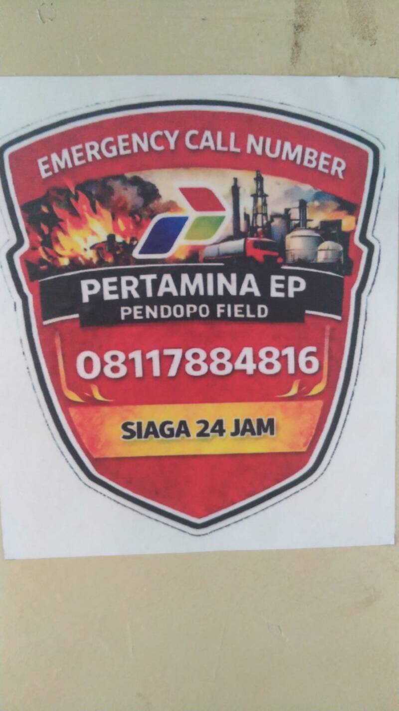 HOTLINE EMERGENCY CALL 24 JAM: 08117884816 (Damkar PT Pertamina EP Pendopo Field Siaga 24 Jam Membantu Penanganan Karhutla dan Kebakaran Permukiman di PALI) (Foto: Dok/HSE Pertamina Pendopo Field)