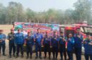 Suasana persiapan peresmian Pos Pemadam Kebakaran Kecamatan Penukal di Desa Gunung Menang, Kabupaten PALI, Rabu (9/9/2026), yang menandai resmi beroperasinya posko strategis perlindungan warga di Bumi Serepat Serasan. (Foto: Dok/Damkar PALI)