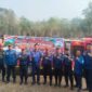 Suasana persiapan peresmian Pos Pemadam Kebakaran Kecamatan Penukal di Desa Gunung Menang, Kabupaten PALI, Rabu (9/9/2026), yang menandai resmi beroperasinya posko strategis perlindungan warga di Bumi Serepat Serasan. (Foto: Dok/Damkar PALI)