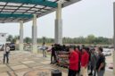 Aksi unjuk rasa DPC PA GMNI Kabupaten PALI menuntut transparansi rekrutmen driver PT Devi Mandiri dan menolak praktik rekrutmen tertutup di DPRD PALI, Senin (21/9/2026). (Foto: Dok/PA GMNI PALI)